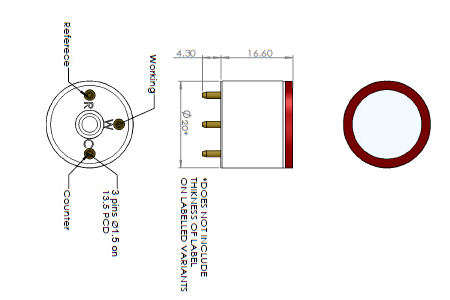 Manufacturer of Electrochemical sensor Gas sensor module Ethylene